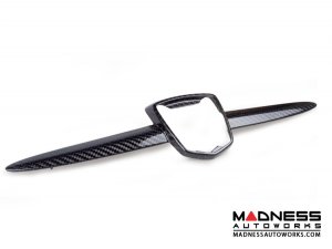FIAT 500 Front Emblem Trim - Carbon Fiber - ABARTH model FIAT 500 Front Emblem Trim - Carbon Fiber - ABARTH model